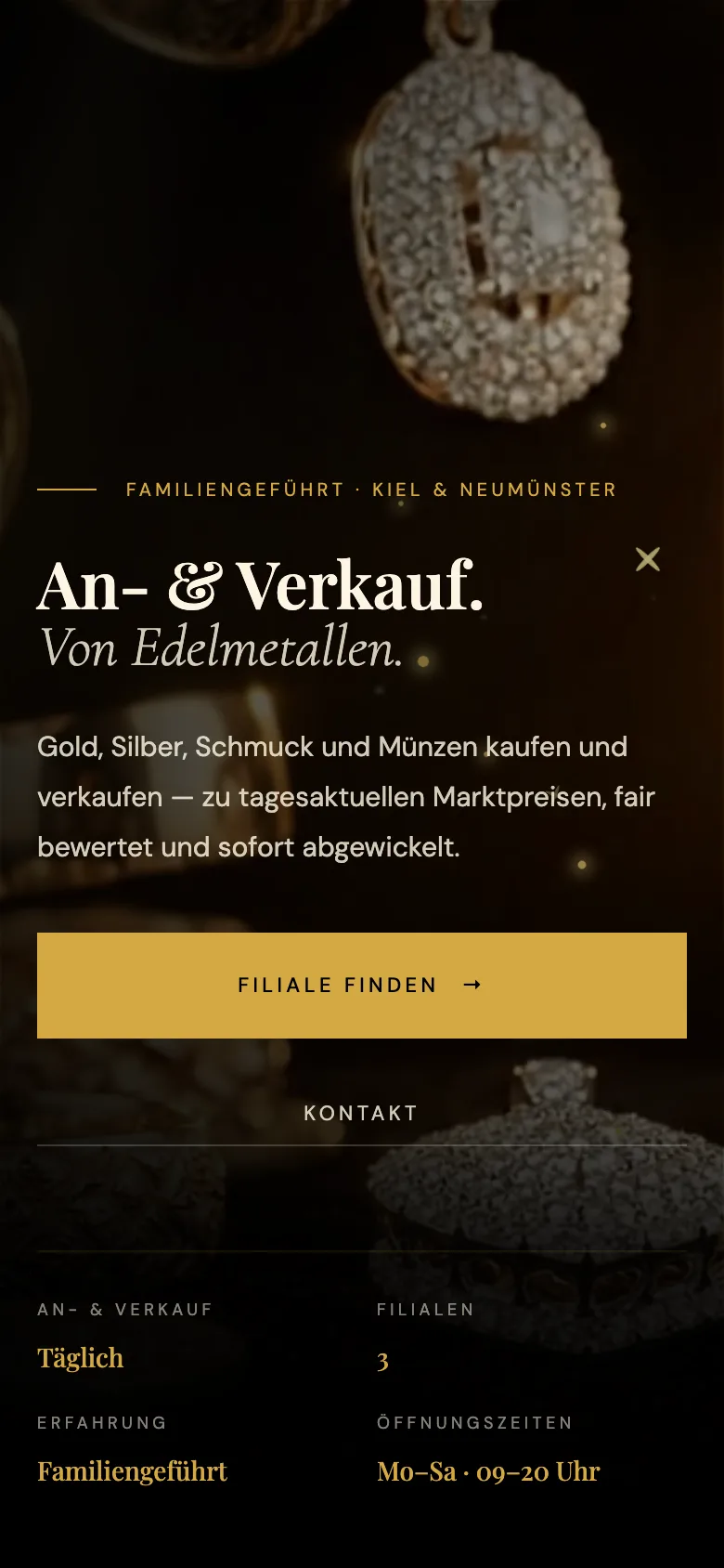 Juwelier Plottka — Mobile-Ansicht